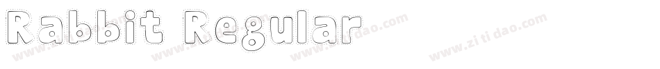 Rabbit Regular字体转换